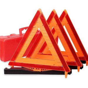 3 Pack Warning Triangle DOT Approved Identical to United States FMVSS 571